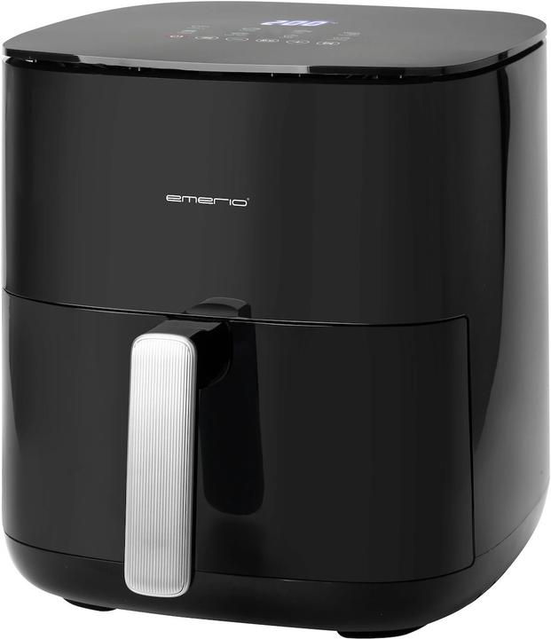 Actual product image Emerio AF-131797.1 Hot air fryer 5 l 2000 W BPA-free, timer function Black