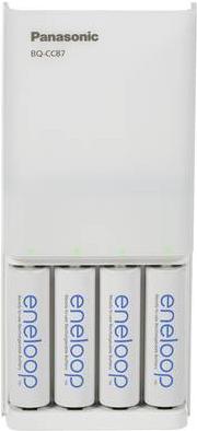 Immagine prodotto Panasonic Eneloop BQ-CC87 (4 pz., AA, Batteria + Caricabatterie)