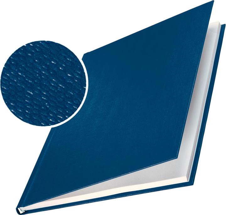 Produktbild Leitz Buchbindemappe impressBIND A4, 24.5 mm, blau, Hard (A4, 10x)