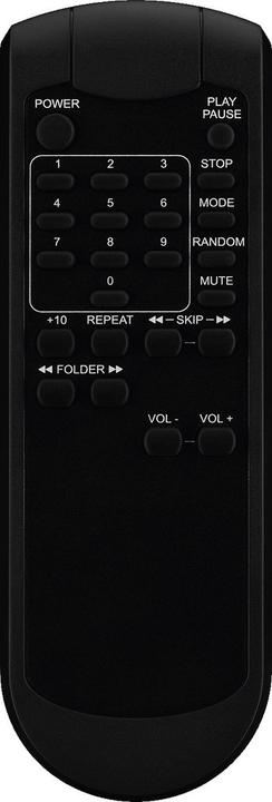 Image du produit Monacor DMP102 Module encastrable pour lecteur MP3