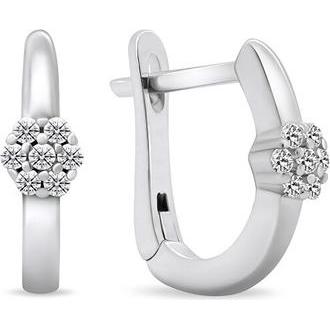 Brilio, Ohrringe, Silver - Original silver earrings with zircons EA533W