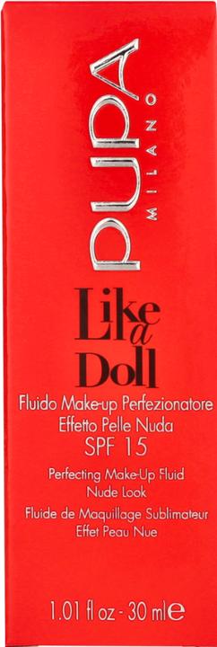 Actual product image Pupa Milano Like a Doll Fluid Porcelain (010 Porcelain)