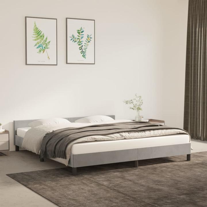 Image du produit vidaXL Bettgestell mit Kopfteil (160 x 200 cm)