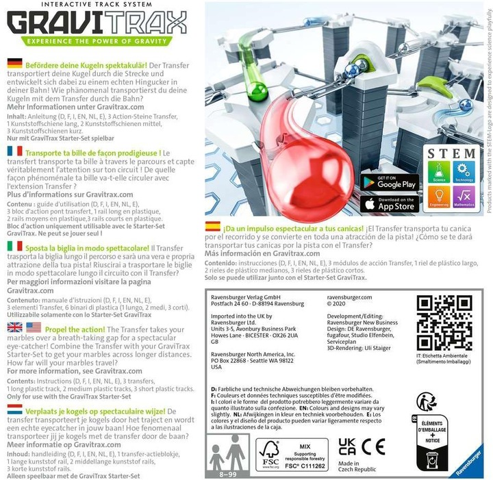 Produktbild Ravensburger GraviTrax Extension Set - Transfer