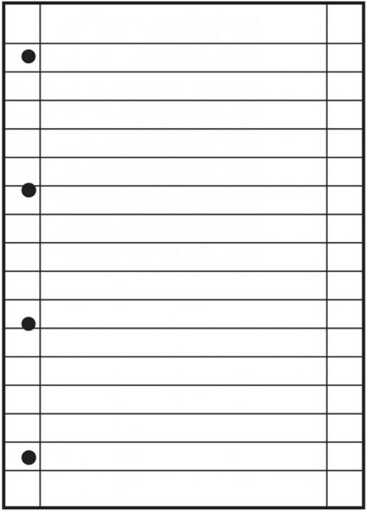 Productafbeelding Oxford College notebook voor linkshandigen (A4, A4+, Rijen)