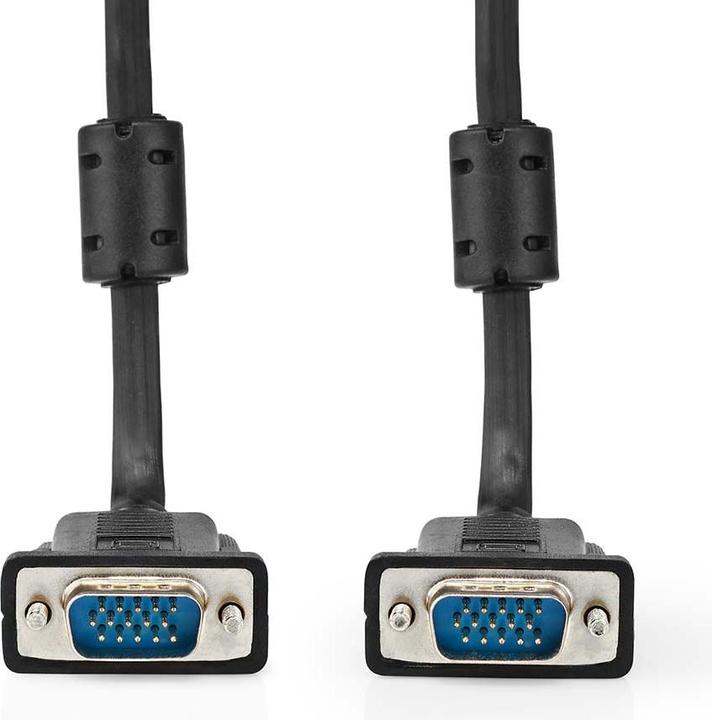 Immagine prodotto Nedis Cavo VGA | VGA maschio | VGA maschio | Nichelato | Risoluzione massima: 1280x768 | 2,00 m | R (2 m, VGA)