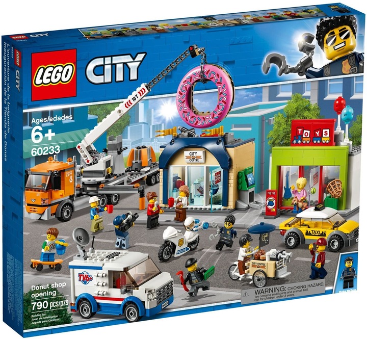 Actual product image LEGO Great Donut Shop Opening (60233, LEGO City)
