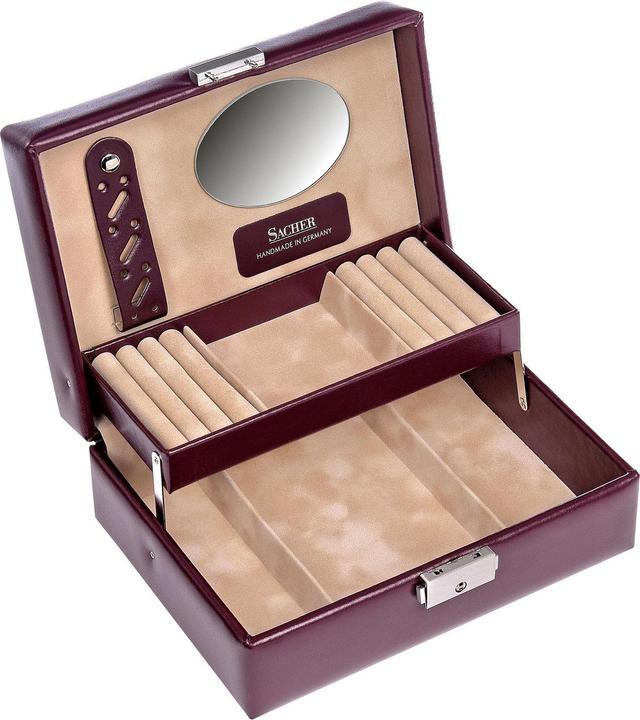 Produktbild Sacher 13.107.010143 - Schmuckkästchen Britta new classic bordeaux Leder