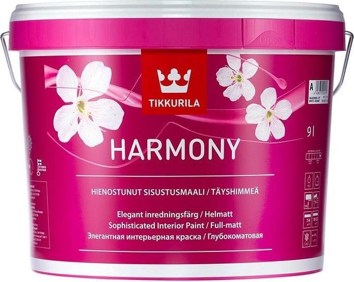 Produktbild Tikkurila Paint Abs,Mat Harmony A 9,0l F/Wall Tikk (Weiss, 9000 ml)