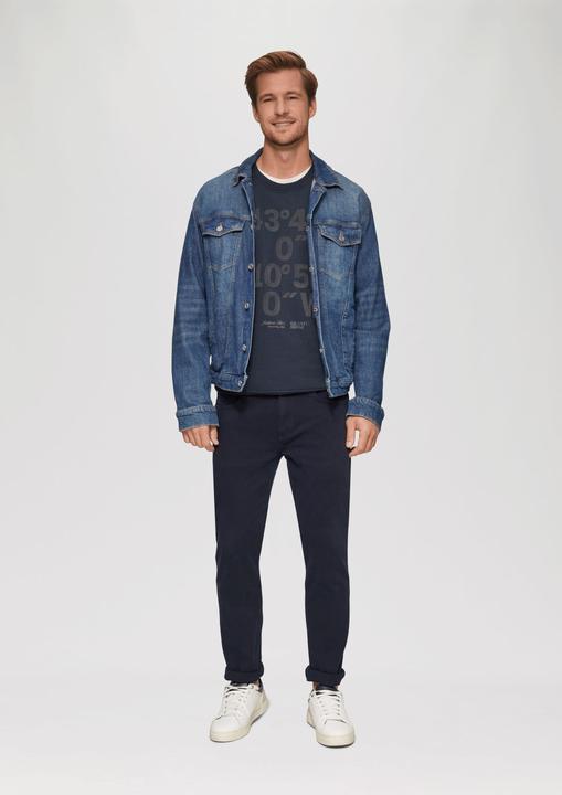 Produktbild S.Oliver Sweatshirt Sweatshirt mit Flock-Print (M)