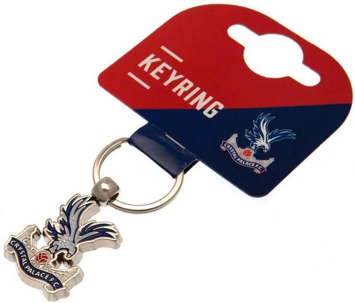 Actual product image Crystal Palace FC Enamel Keychain Coat of Arms