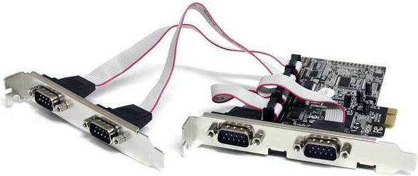 Produktbild StarTech 4 Port Seriell RS232 PCI Express Schnittstellenkarte