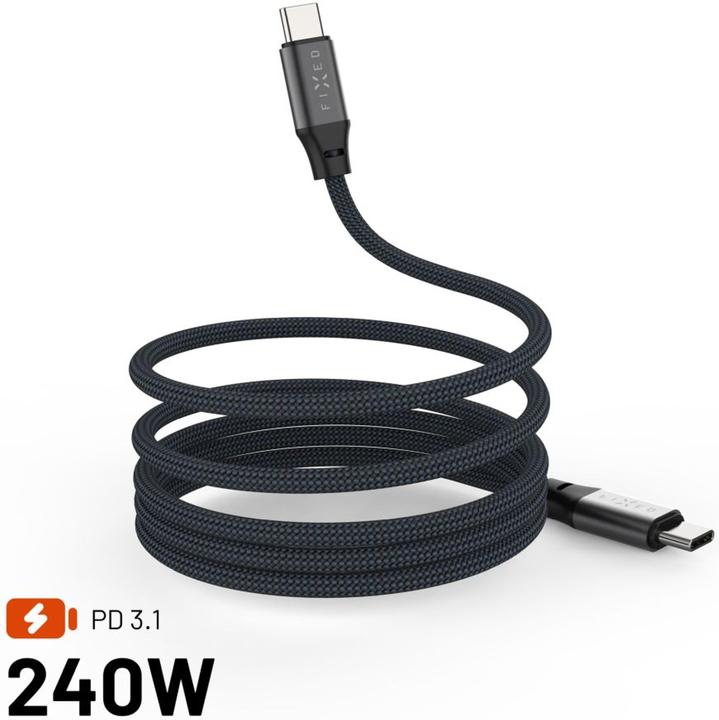 Image du produit Fixed Magnetisches Ladekabel USB-C auf USB-C 2m 240W (2 m, USB 2.0, 240 W)
