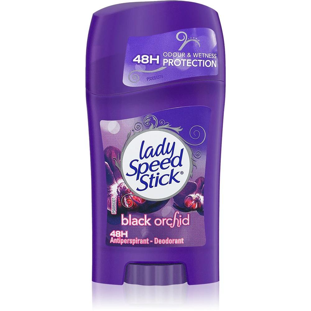 Lady Speed Stick Damen Deo, Speed Stick 48H Antitranspirant - Deodorant Black Orchid, 40 Gramm (Stick, 40 G)