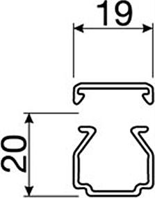 Produktbild Hager Lf (Kabelkanal, 200 cm)