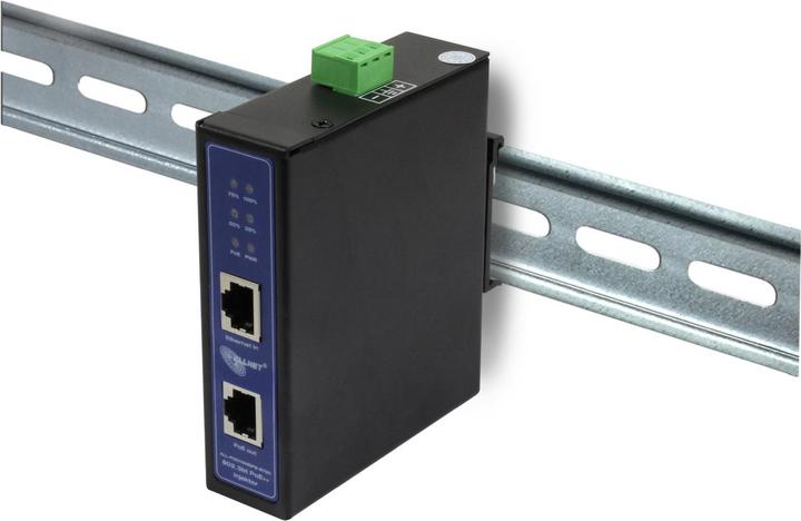 Actual product image Allnet PoE Injector Industrial MultiGigabit - PoE BT with Power Booster (15.4W/30W/90W) - DIN - ALLN (802.3af (PoE), 802.3at (PoE+), 802.3bt (PoE++), 90 W)