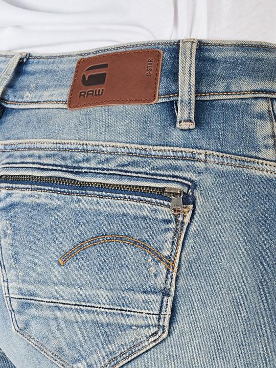 Produktbild G-Star Midge Zip Mid Skinny Jeans vintage aged destroy