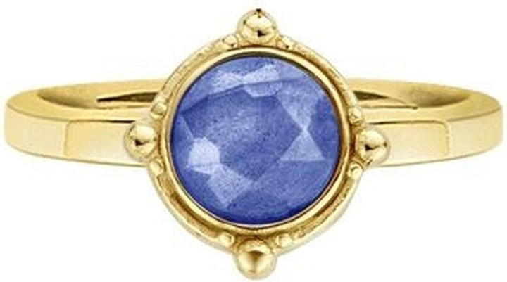 Produktbild CO88 Collection Damenring Gold Blau (20)