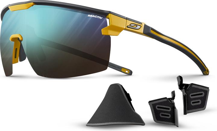 Produktbild Julbo Ultimate Cover Reactive S2-4 (VLT 35-7%) (matt yellow black-blue mirror, Reactiv 2-4)