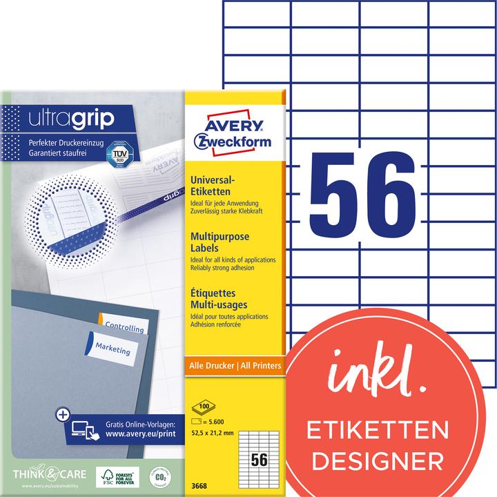 Productafbeelding Avery Universele etiketten