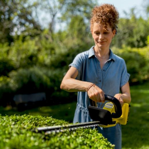 Actual product image Kärcher HGE 3-18 cordless hedge trimmer (Rechargeable battery operated)