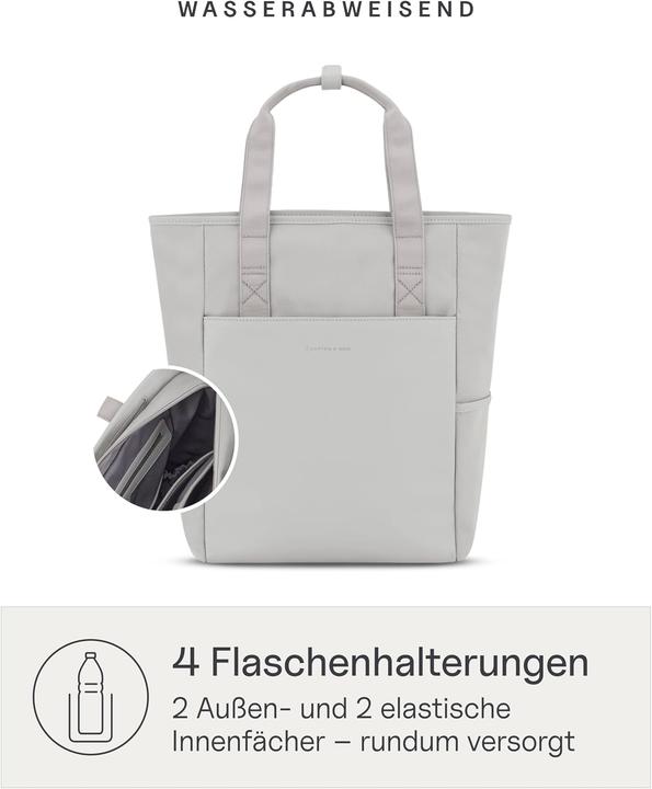 Produktbild Kapten & Son Laptoprugzak / Rugtas / Luiertas 15 Inch Vegan Lindby Grijs (18 l)