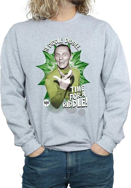 Produktbild Batman TV Serie The Riddler Zeit ein Rätsel Baumwolle Sweatshirt (3XL)