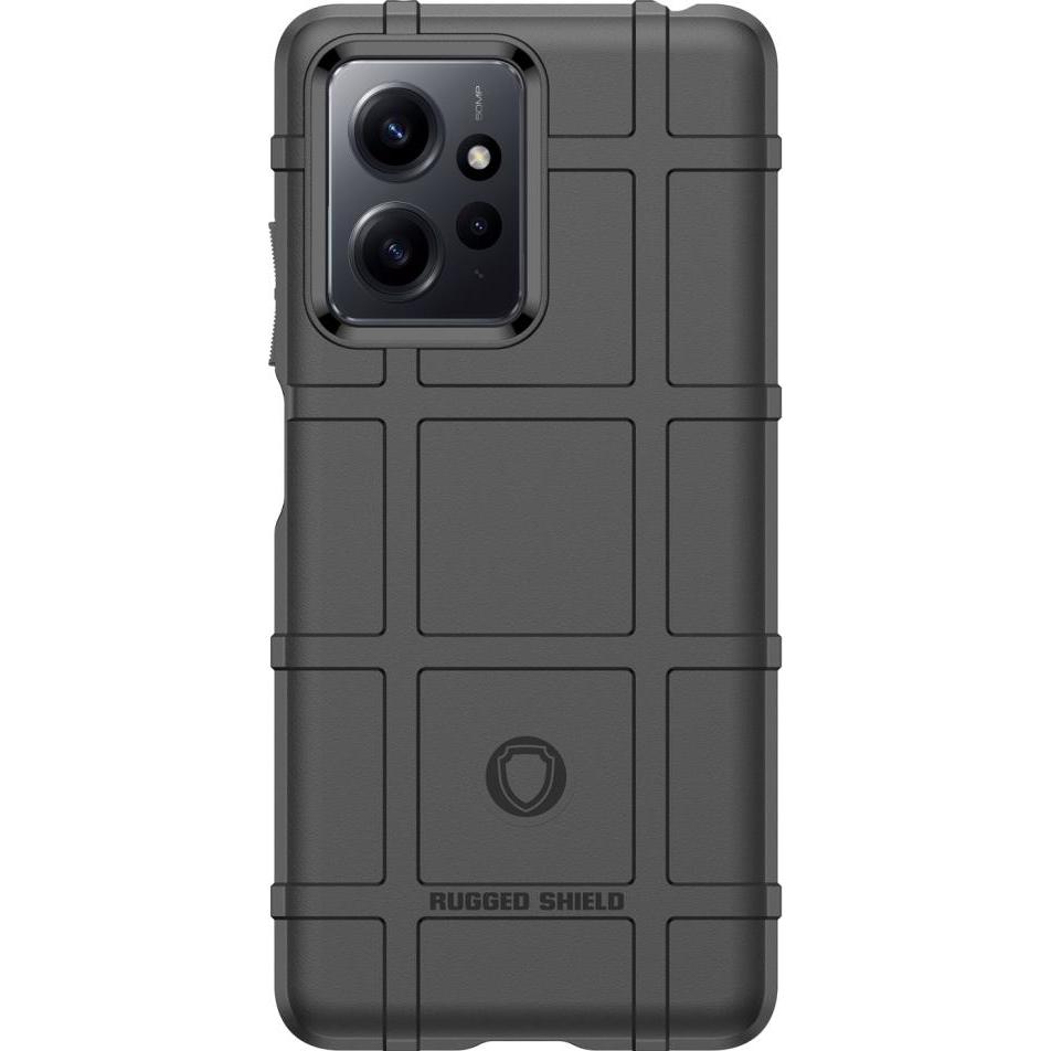 Thumbnail - Screenguard Xiaomi Redmi Note 12 4G Rugged Shield Hülle (Xiaomi Redmi Note 12), Smartphone Hülle, Schwarz