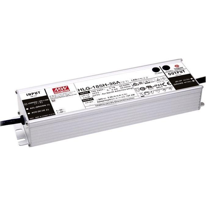 Dotlux, Zubehör Beleuchtung, 3180-1 LED-Netzteil HLG185H-36B mit 1 Meter Kabel Sonderposten Abverkauf