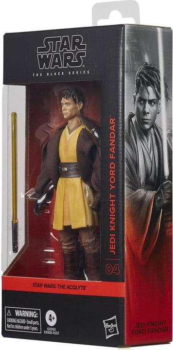 Produktbild Hasbro Star Wars: The Acolyte Black Series Actionfigur Jedi Knight Yord Fandar 15 cm
