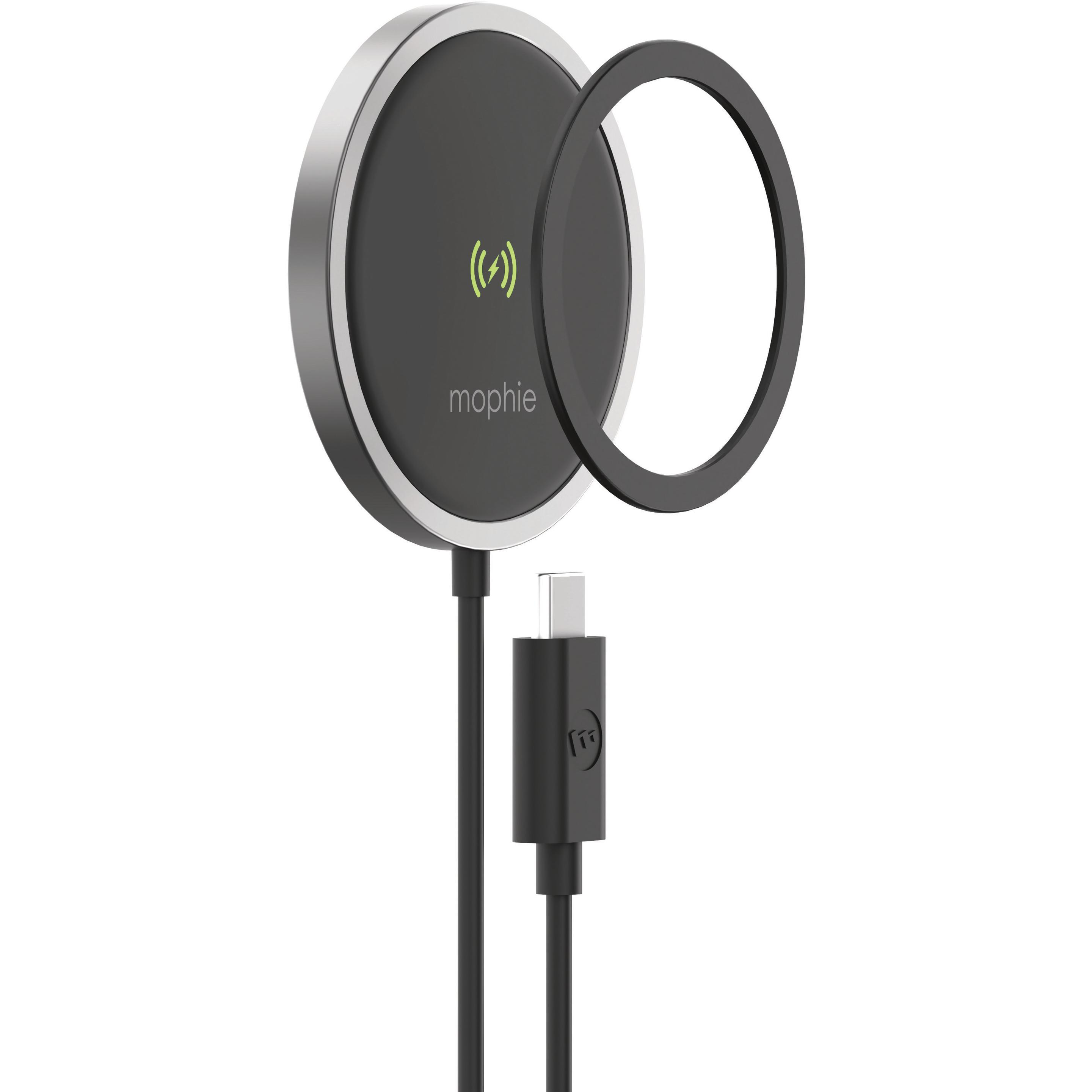 Thumbnail - mophie SNAP&WIRELESS - Pad (15 W), Wireless Charger, Schwarz