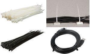 Actual product image LogiLink Cable tie 100 pieces, length: 500 mm, thickness: 4,4 mm, black (Plastic cable ties, 500 mm, 100 pcs.)