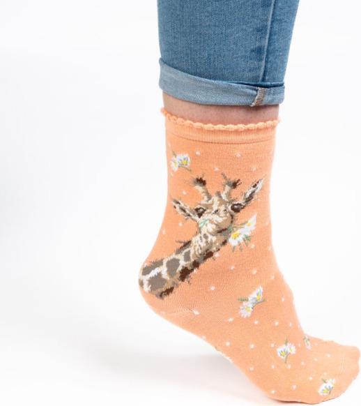 Produktbild Wrendale Design Socken Giraffe (Einzelpack, 35 - 40, 37 - 42)