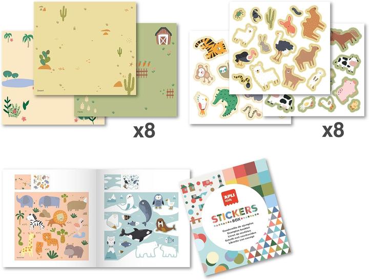 Actual product image Apli Sticker game (8 Sticker)