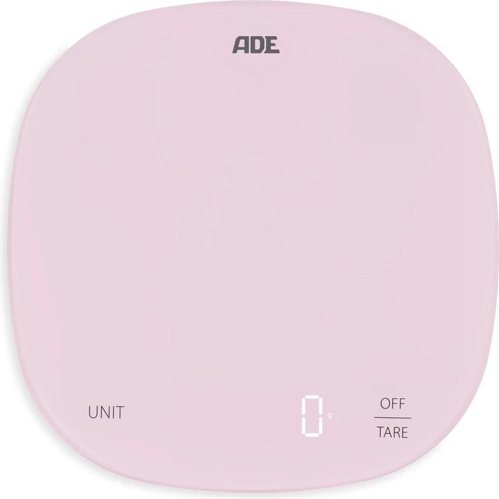 ADE Küchenwaage Kyra 18 x 18 cm Pastellrosa