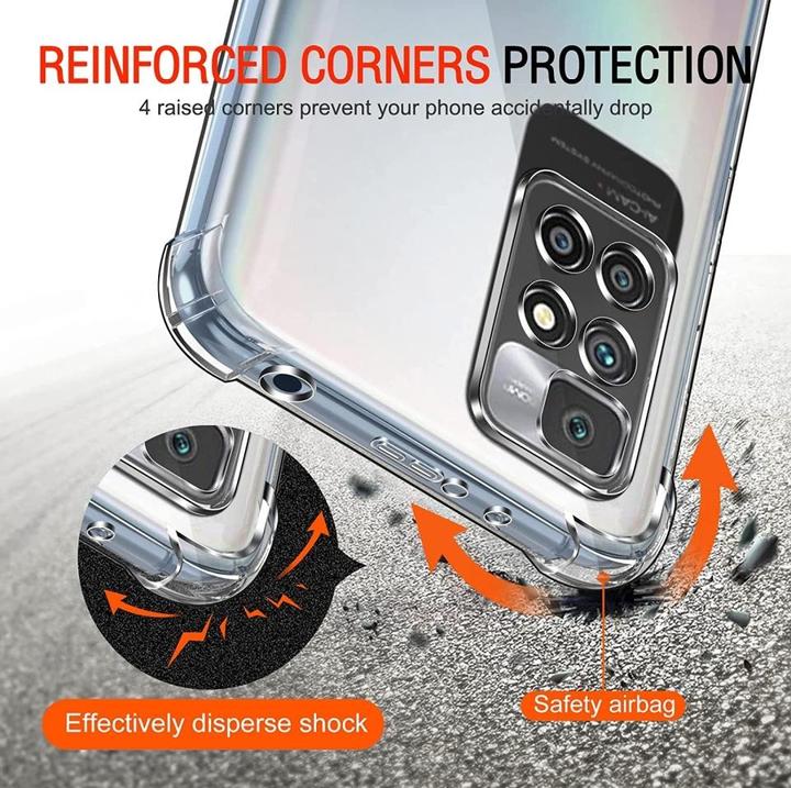 Produktbild Screenguard Xiaomi Redmi 10 2022 Hülle Crystal Soft Airbag Bumper (Xiaomi Redmi 10)