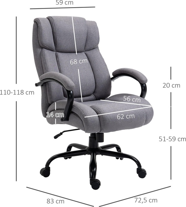 Produktbild Homcom Bürostuhl ergonomisch