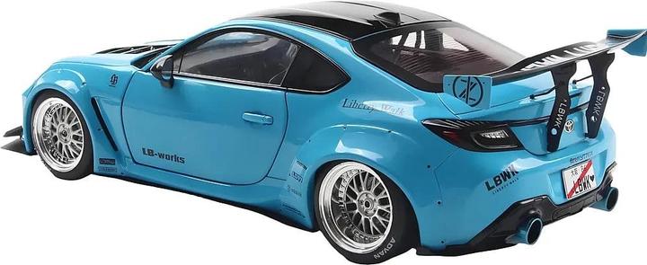 Actual product image Solido 1:18 Toyota GR86 LBWK BODY KIT blau