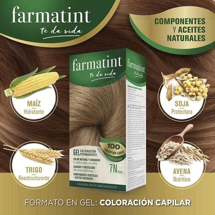 Produktbild Farmatint gel coloración permanente #7n-rubio (7n)