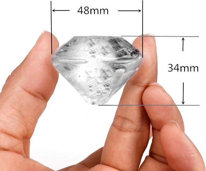 Actual product image Metamorph Diamant Eiswürfel Silikonform 4-fach