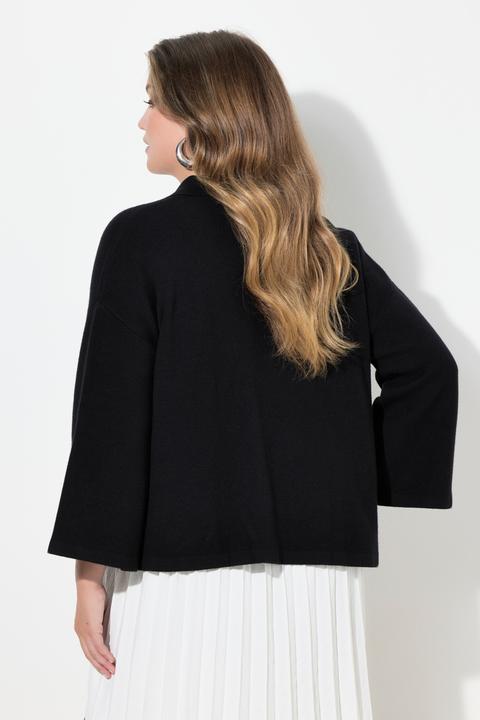 Produktbild Miamoda Strickjacke, Cape-Form, weite 3/4-Glockenärmel (54)