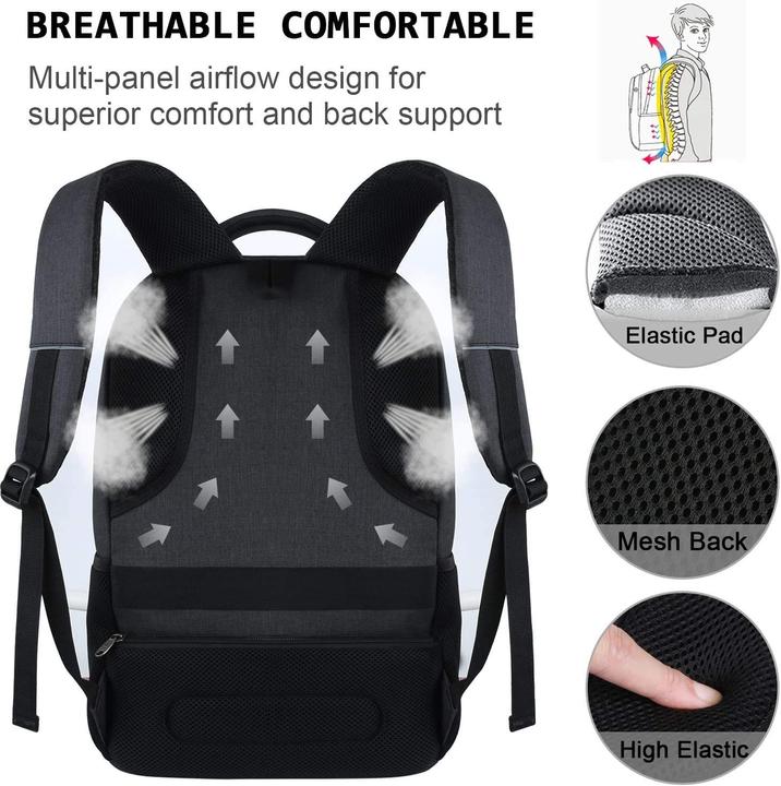 Produktbild Marcello Laptop-Rucksack mit USB-Ladeanschluss