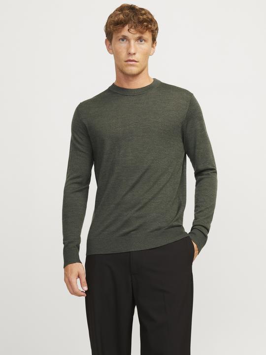 Produktbild Jack & Jones Einfarbig Strickpullover mit Rundhals Strickpullover mit Rundhals (XS)