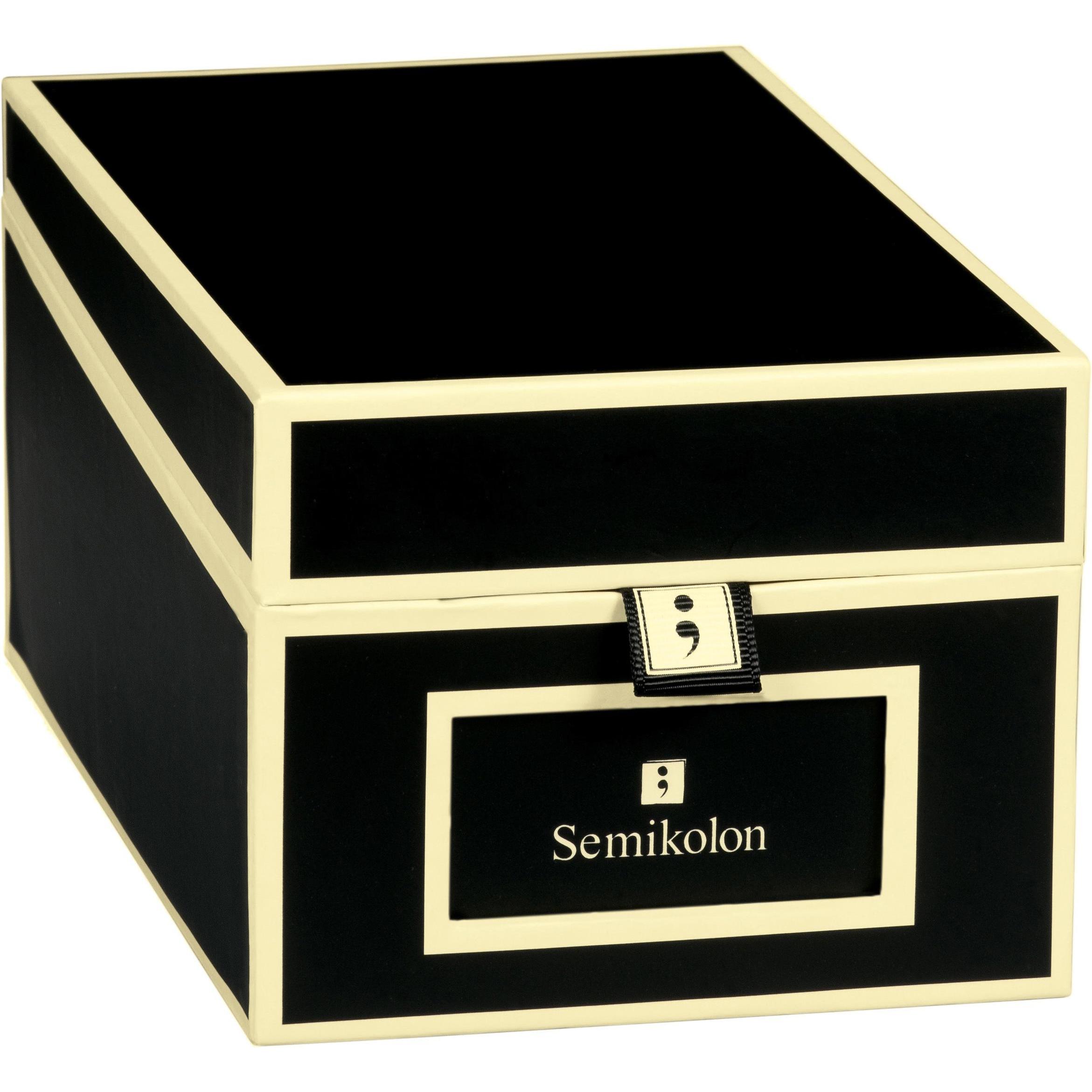 Semikolon, Kartenaufbewahrung, Visitenkartenbox
