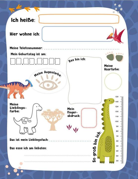 Actual product image Kritzel-Kratzel-Buch Meine Schulfreunde (Dinos)