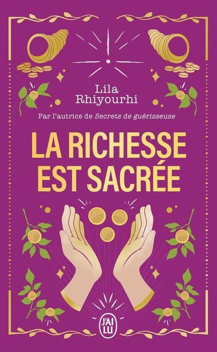 Actual product image La richesse est sacrée (French, Rhiyourhi purple, 2025)