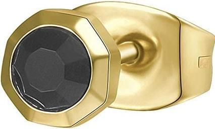 Image du produit Brosway Boucles d'oreilles simples plaquées or avec incrustation de cristaux BIK26