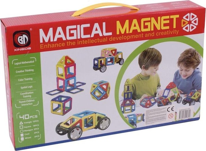Actual product image No Name MAGNETIC CONSTRUCTION SET 525050201