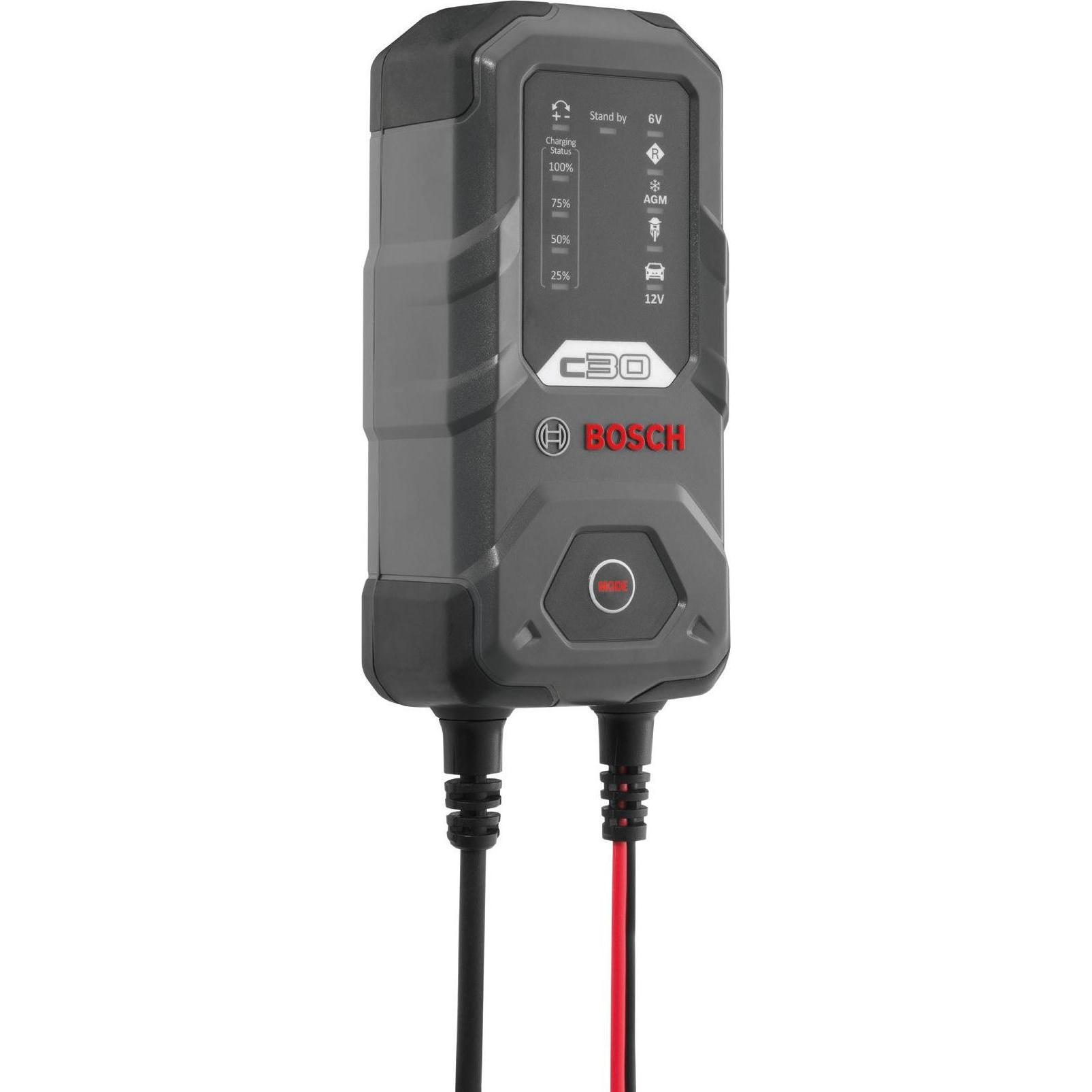 Bosch Automotive, Caricabatterie per auto, C30 (12V, 6V, 3.80 A)