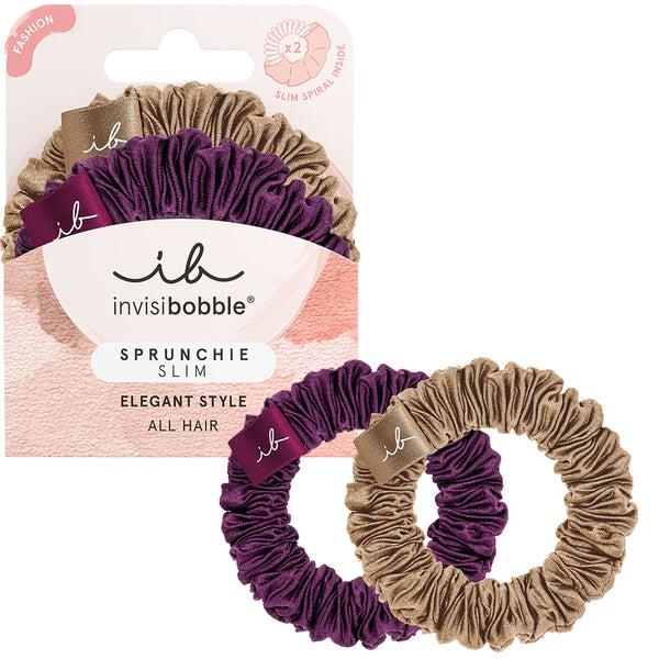 Image du produit Invisibobble Attaches de cheveux Slim Sprunchie snuggle is real 2 pcs (Élastiques à cheveux)